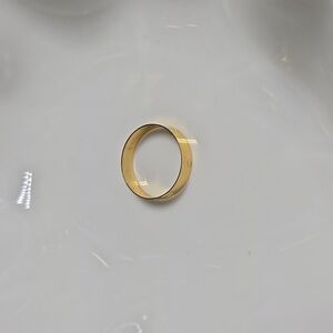 Classic Gold Ring with Polished Band